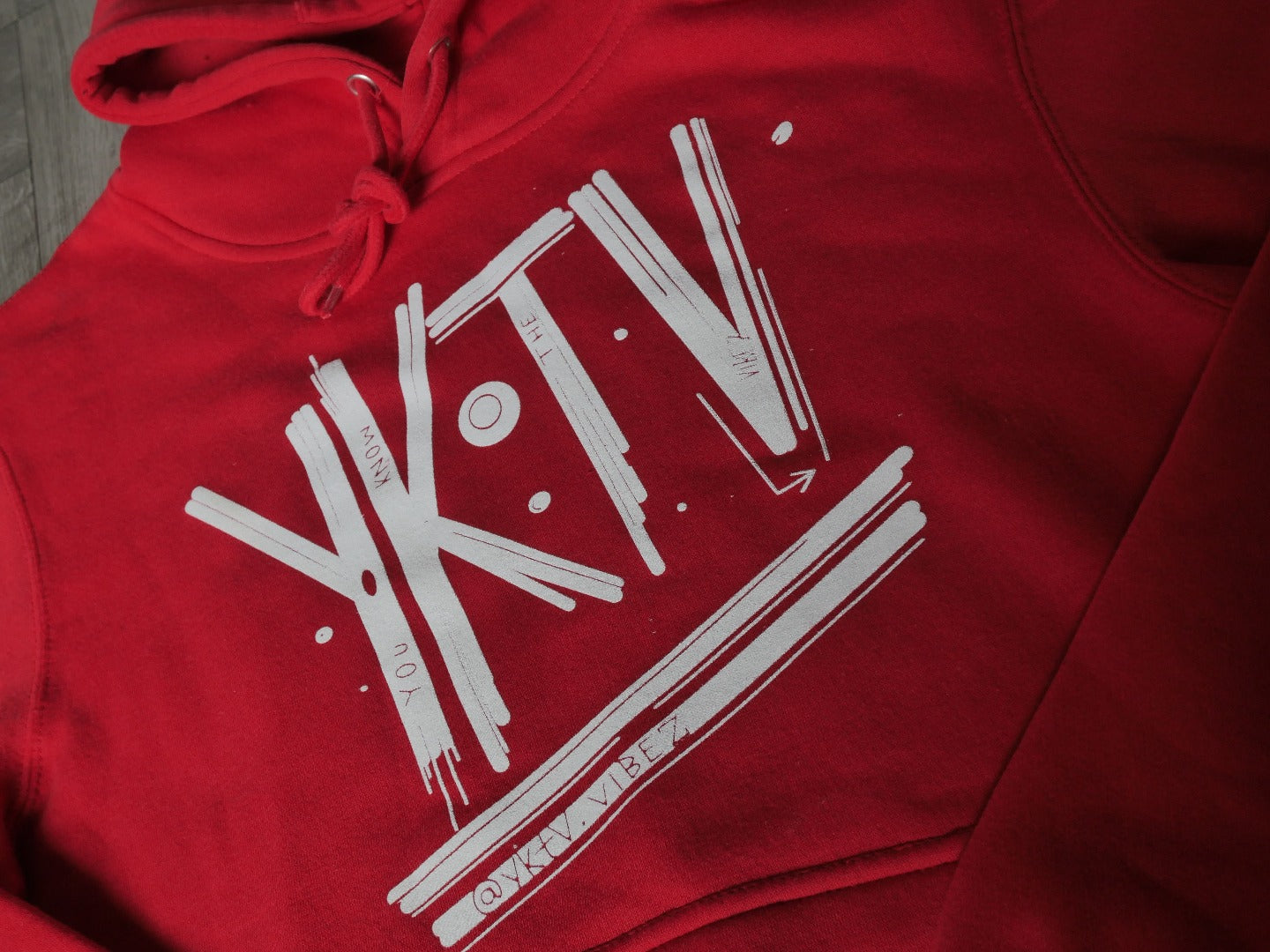 You Know The Vibez Hoodie Unisex (Red)