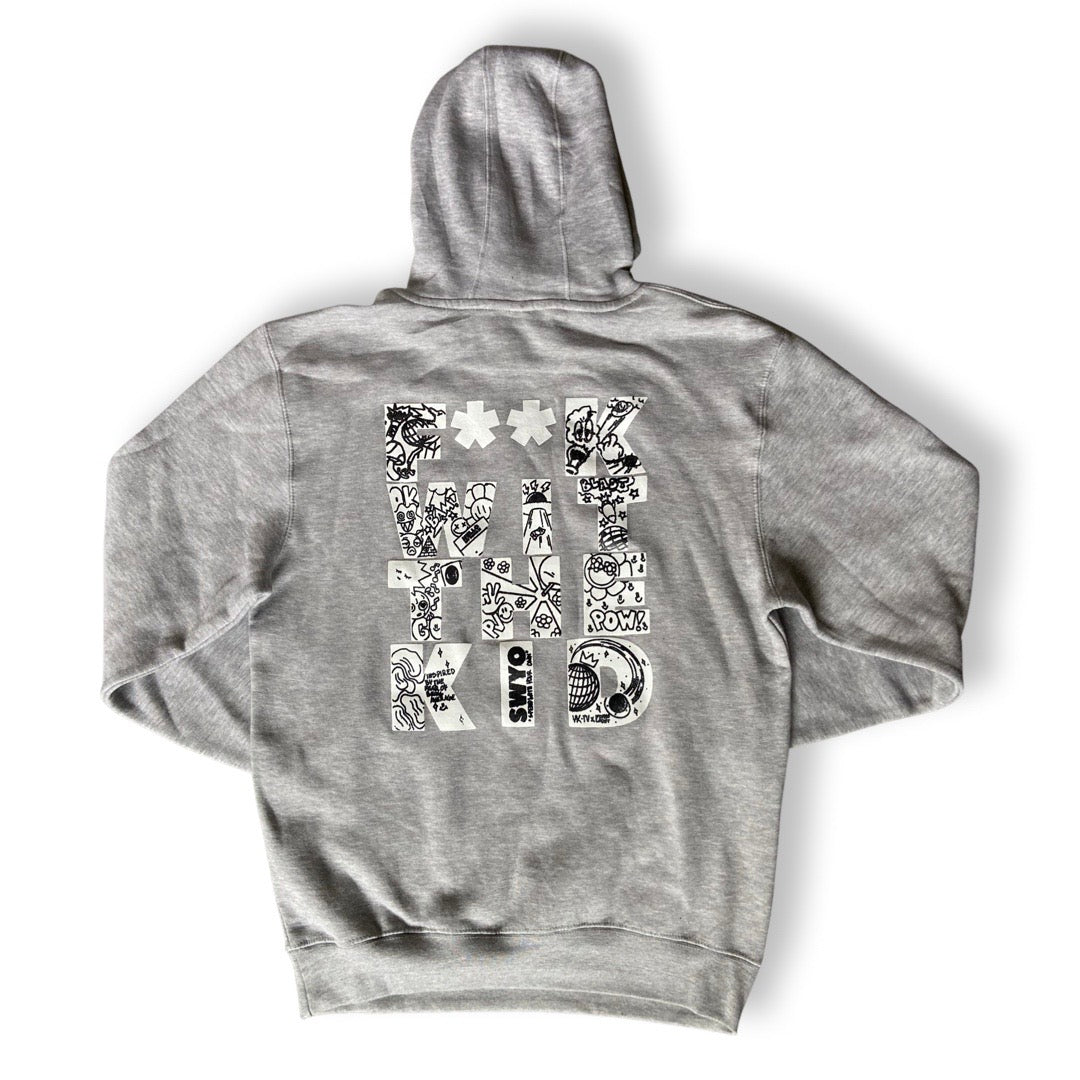 F**k Wit The Kid Hoodie (Grey)