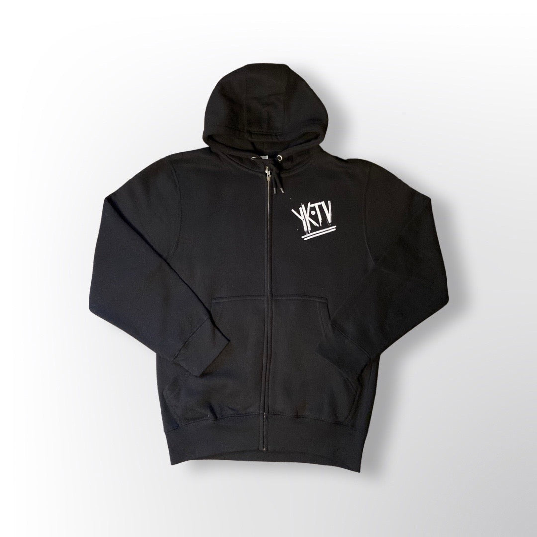 F**k Wit The Kid Zip Up Hoodie (Black)