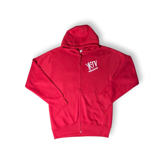 F**k Wit The Kid Zip Up Hoodie (Red)