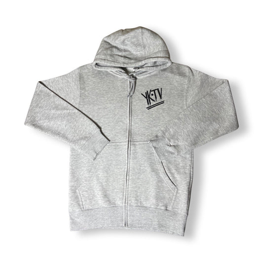 F**k Wit The Kid Zip Up Hoodie (Grey)