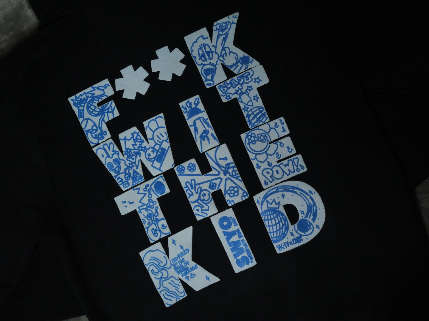 F**k Wit The Kid Zip Up Hoodie (Black)